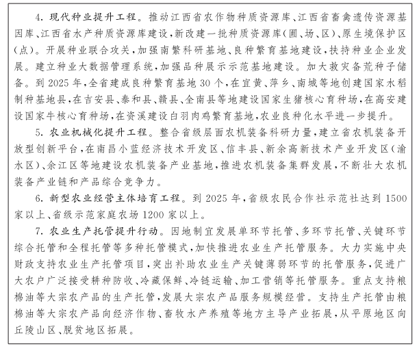 江西省“十四五”农业农村现代化规划(图5)