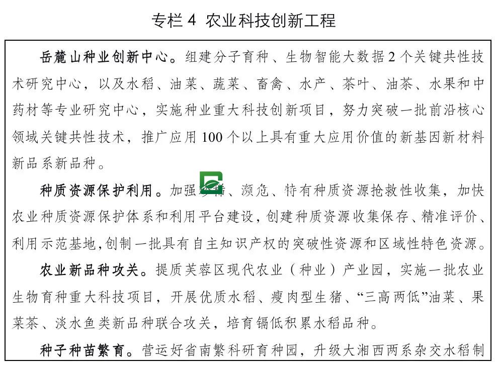 湖南省“十四五”农业农村现代化规划(图8)